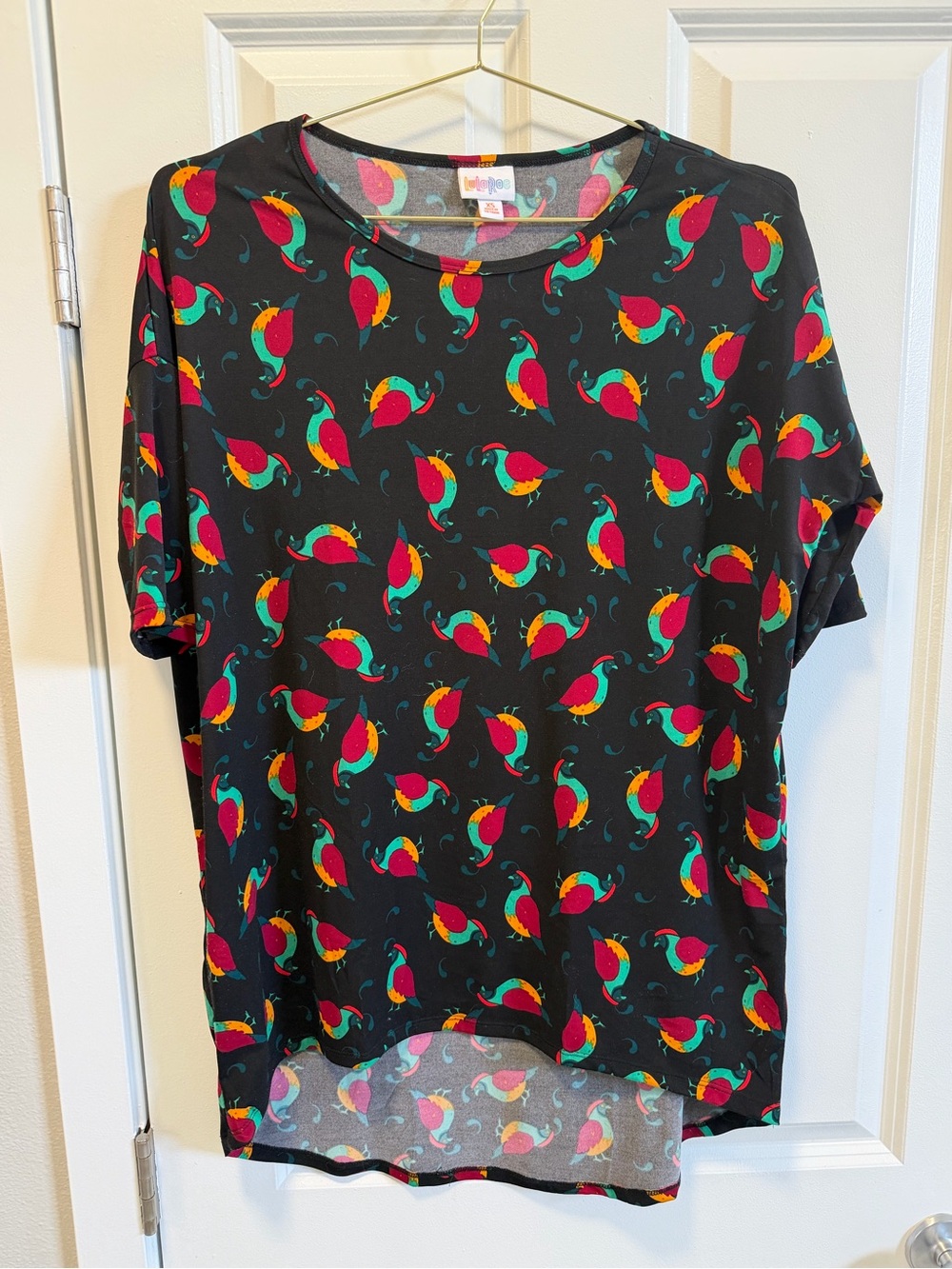 Lula Roe partridge printed oversize Tee/tunic